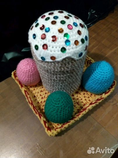 Игрушки Амигуруми,Пасхальные игрушки крючком (ручн