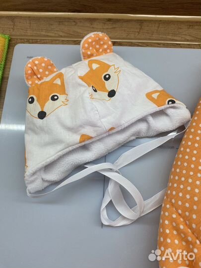 Конверт-одеяло на выписку весна-лето