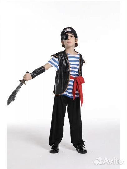 Карнавальный костюм пирата 128 134