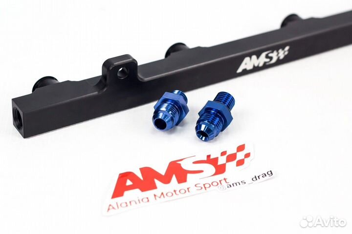 Топливная рампа ваз-2112 анодированная