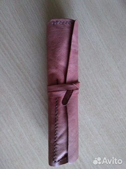 Органайзер кожаный для ручек новый