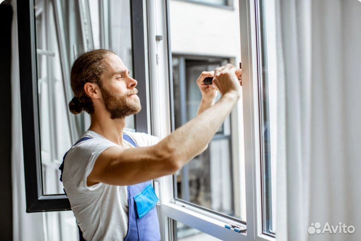 Регулировка пластиковых окон и дверей