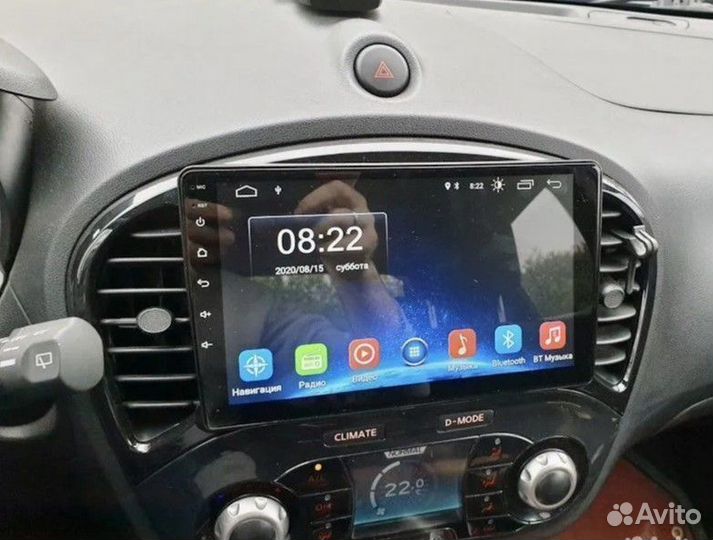 Магнитола на Nissan Juke