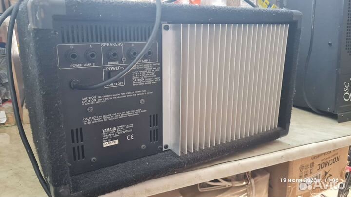 Yamaha EMX640. Активный микшерный пульт