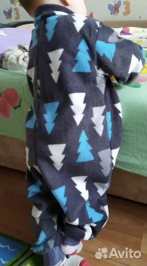 Флисовый комбинезон поддева 86