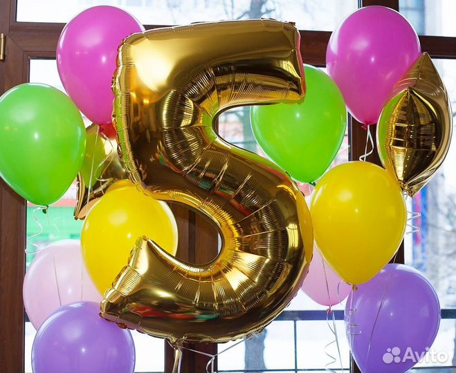 Гелиевые, воздушные шары, гелиевые цифры лимпопо