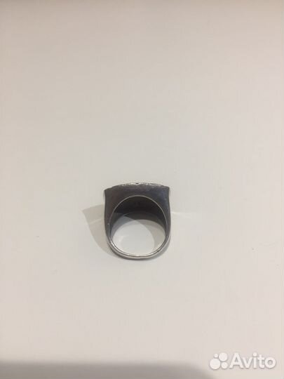 Кольцо женское серебряное с камешками