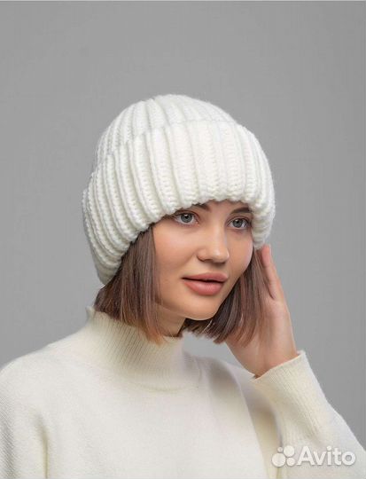 Шапка женская шерсть на подкладе
