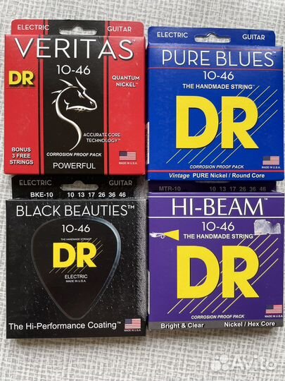 Струны для бас-гитары и гитары DR