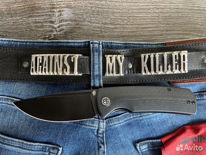 Ремень мужской against MY killer