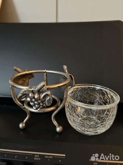 Солонка. Винтаж. Бронза. Ручная работа