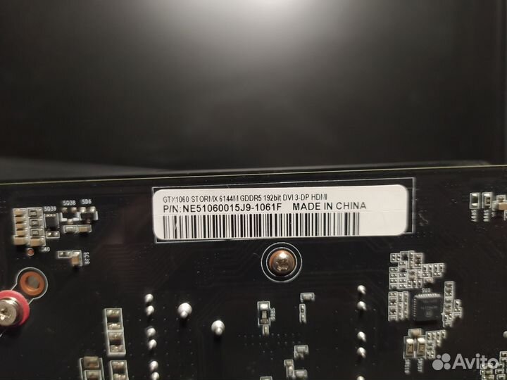 Palit StormX Gtx 1060 6gb