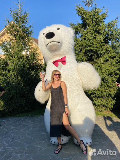 Белый мишка /зайка/ кинг-конг поздравление