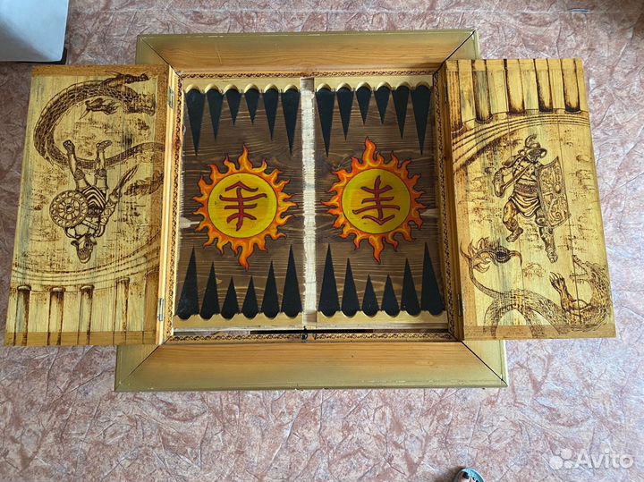 Стол нарды, шахматы