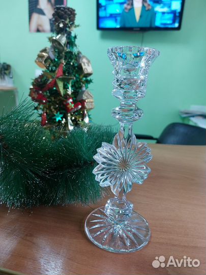 Подсвечник хрустальный СССР
