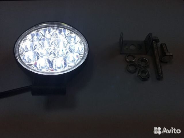 Светодиодная LED фара 42w дальний свет