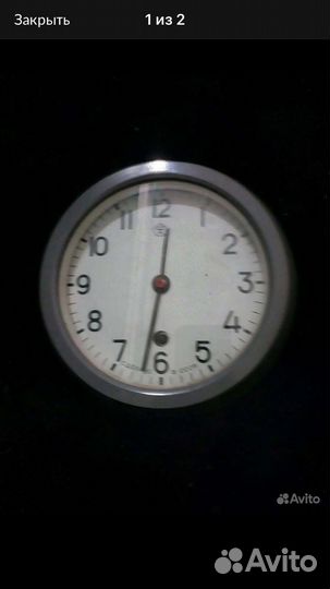 Часы настенные механические СССР
