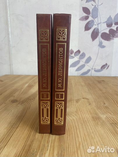 Книги. М.Ю. Лермонтов собрание сочинений в 2 томах
