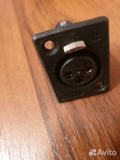 Блочные разъёмы canon neutrik swiss made 15шт