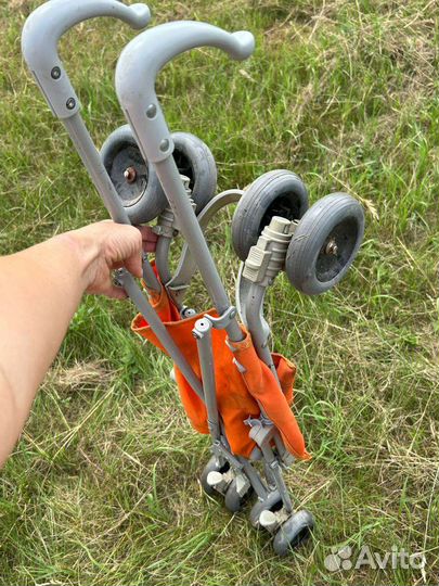 Прогулочная коляска трость бу