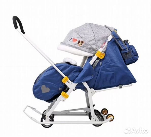 Детские санки коляска бу