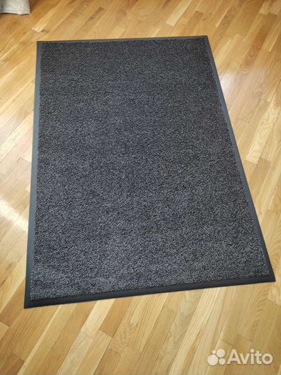 Ковёр каучук асептик черная норка 85/150 см