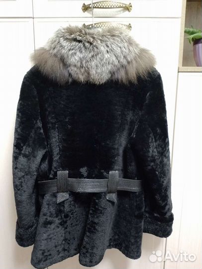 Шуба мутоновая 48 размер