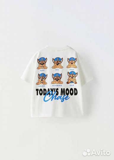 Футболка Zara щенячий PAW patrol в наличии 116