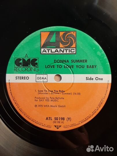 Donna Summer /love TO love YOU baby /1975 GMG Reco