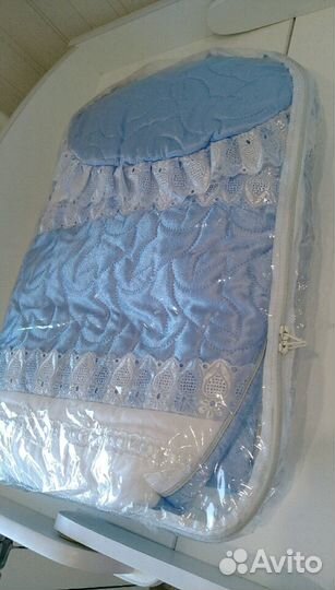 Конверт на выписку и одеяло из натуральной