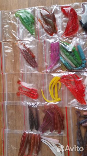 Силиконовые приманки для микроджига