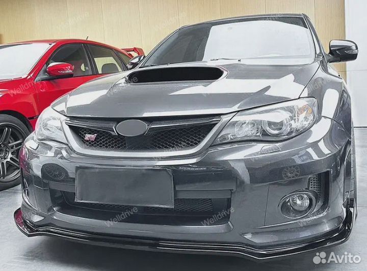 Губа передняя Subaru Impreza WRX STI 3 GE GH GR