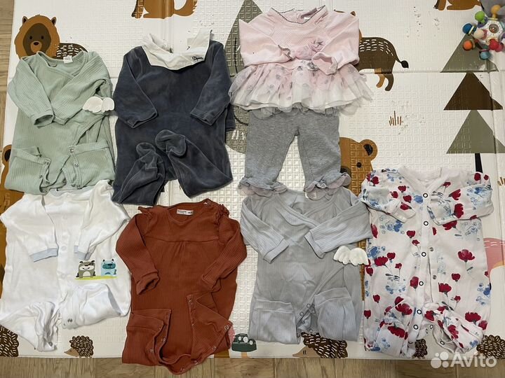 Пакет вещей на девочку 62-68 р