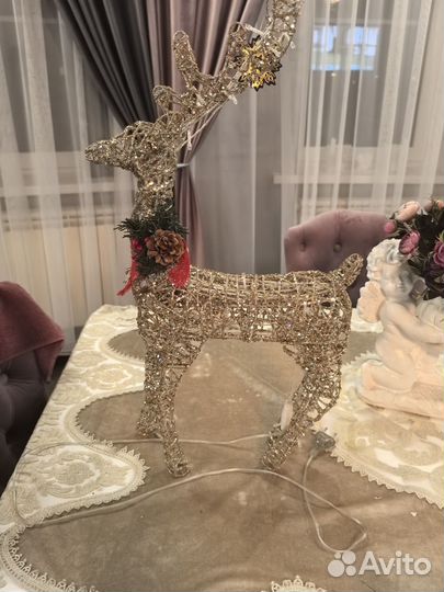 Новогодние украшения для дома бу