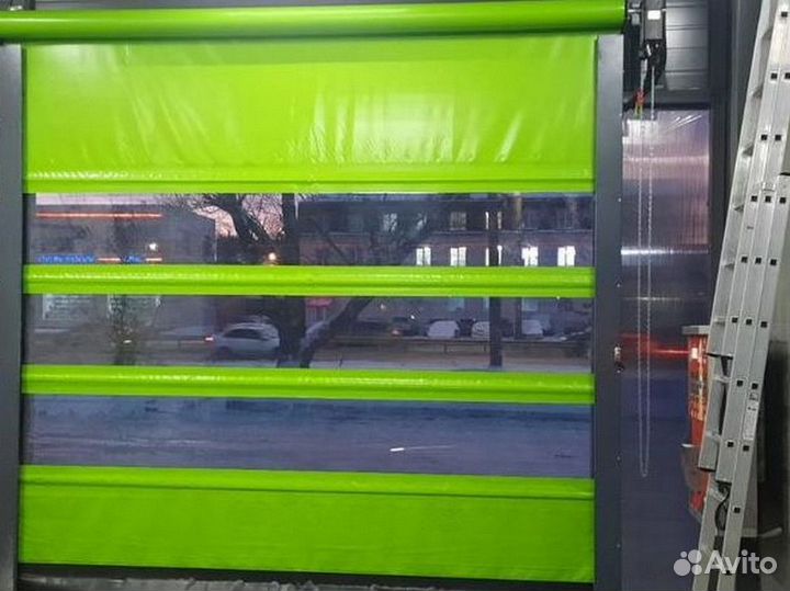 Скоростные рулонные ворота пвх для производства