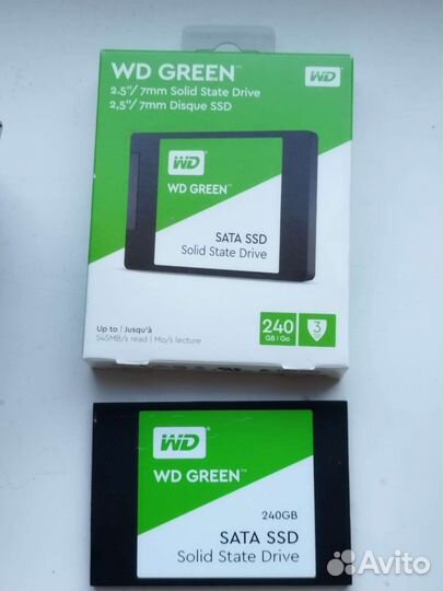 Ssd wd green 240 gb
