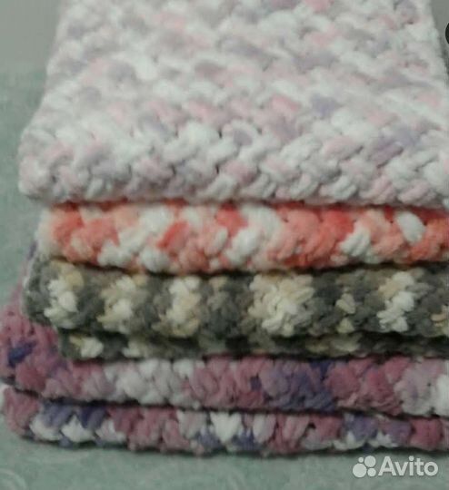 Вязанный плед детский
