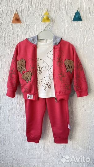 Костюм тройка для девочки 74 размер