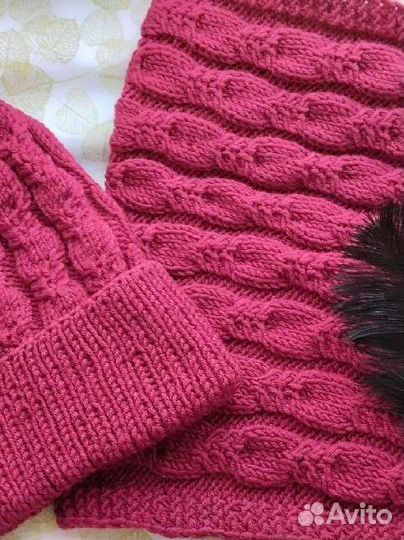 Демисезон шапка и снуд