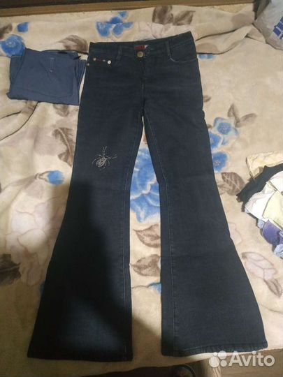 Юбка летняя, джинсы теплые зимние