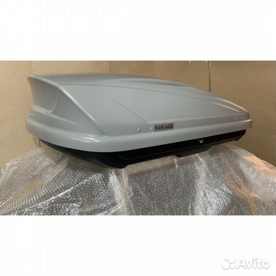 Автобокс Voyage 370литров 145см Серый
