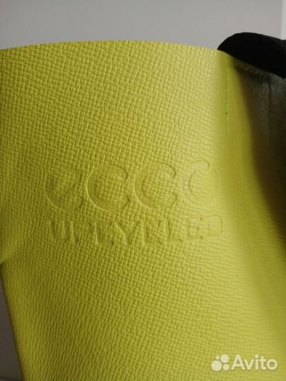 Сумка шоппер ecco upcycled новая