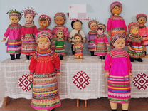 Куклы в национальных костюмах (Мордовские куклы)