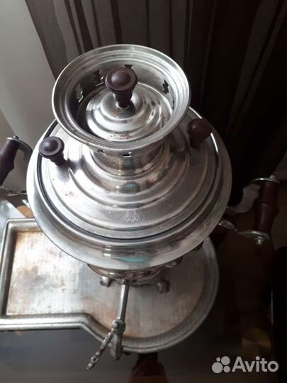 Самовар с подносом