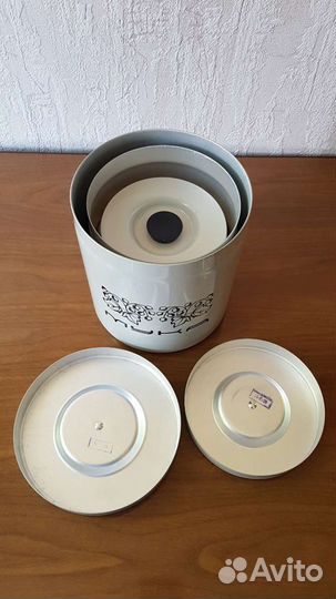 Набор для сыпучих 4 банки. Про-во СССР