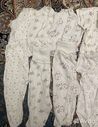 Вещи для новорожденных новые и б/у пакетом