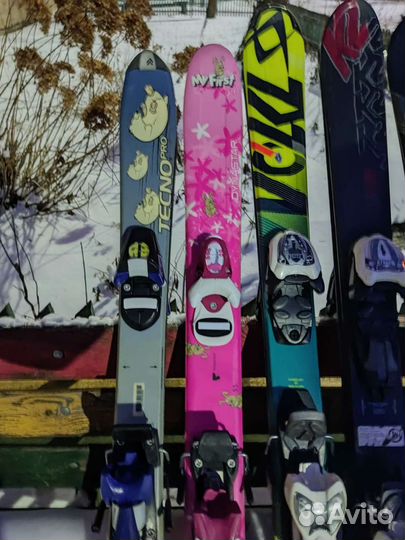 Горные лыжи, Ботинки, Палки