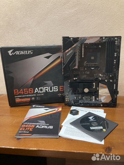 Материнская плата Gigabyte B450 Aorus Elite AM4