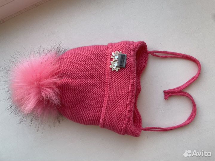 Шапка зимняя для девочки 48 50