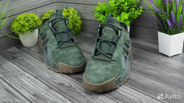 Кроссовки Adidas Streetball Niteball Green Lux